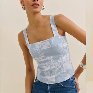 Reformation Darci Linen Top